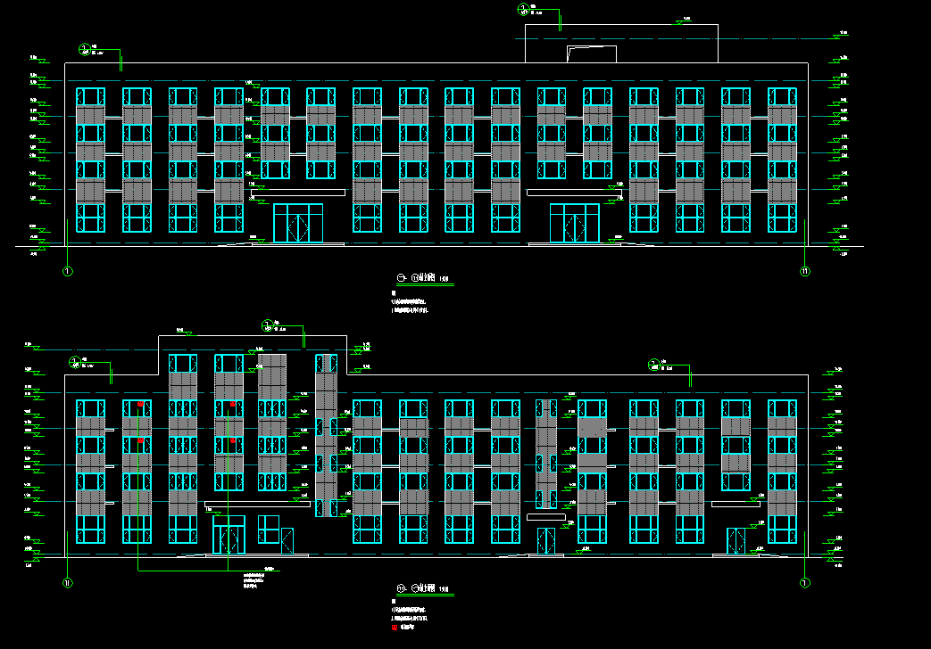 4层4625平方-某纺织服装项目倒班楼