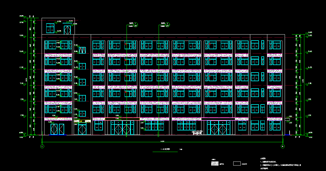 6层5416平方-中学宿舍楼