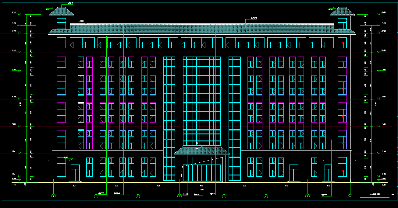 6层7033平方-制药公司综合楼