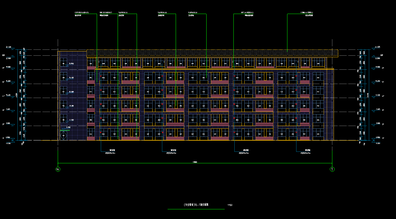 6层9332平方-中学女生宿舍楼